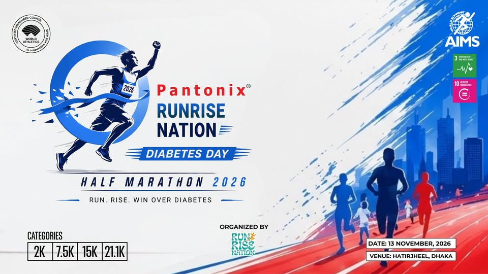 Pantonix RunRise Nation Diabetes Day Half Marathon 2026